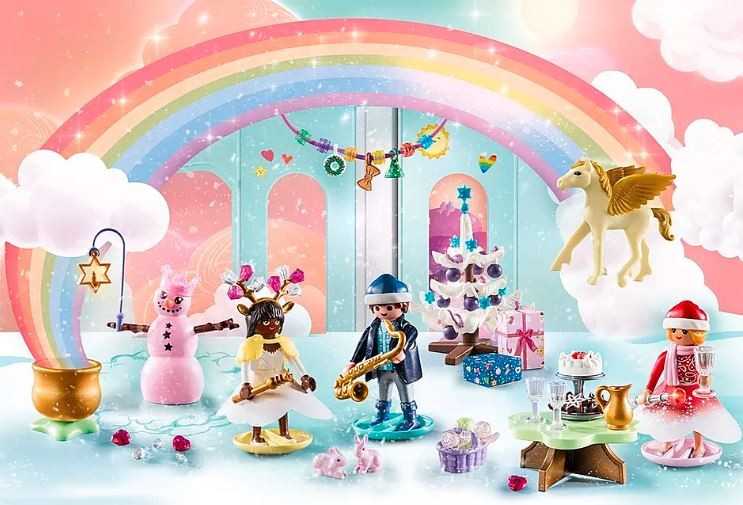 Playmobil Kalėdos po vaivorykšte - Advento kalendorius 71348