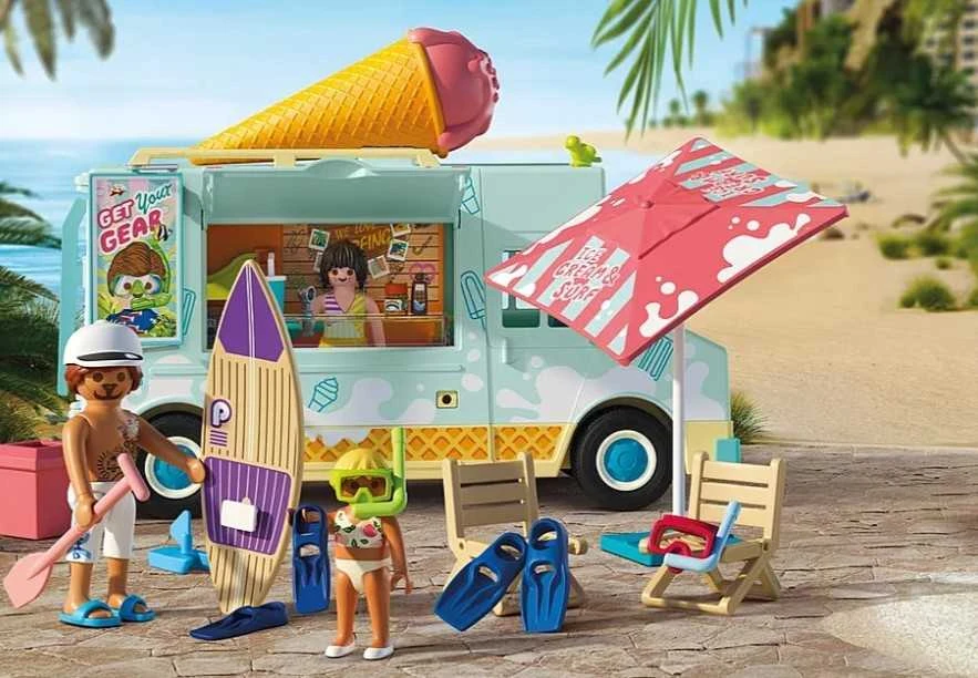 Playmobil My Life 71904 Ledų sunkvežimis su banglenčių parduotuve