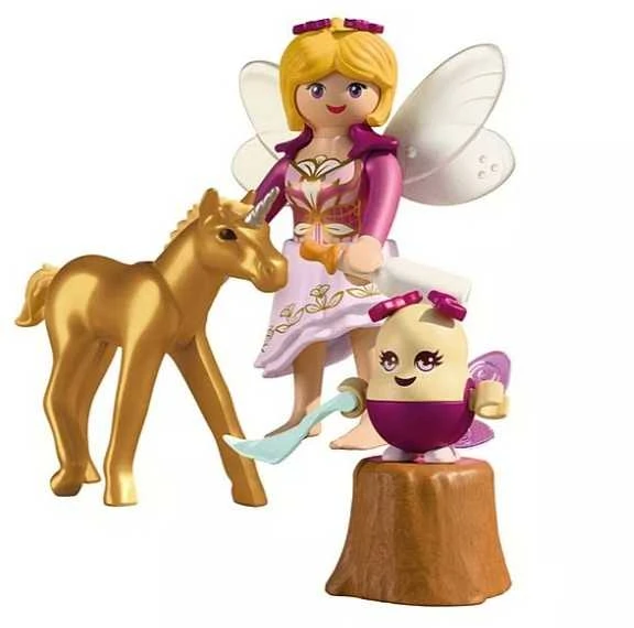 Konstruktorius Playmobil Fėja ir auksinis vienaragio kumeliukas (71844)