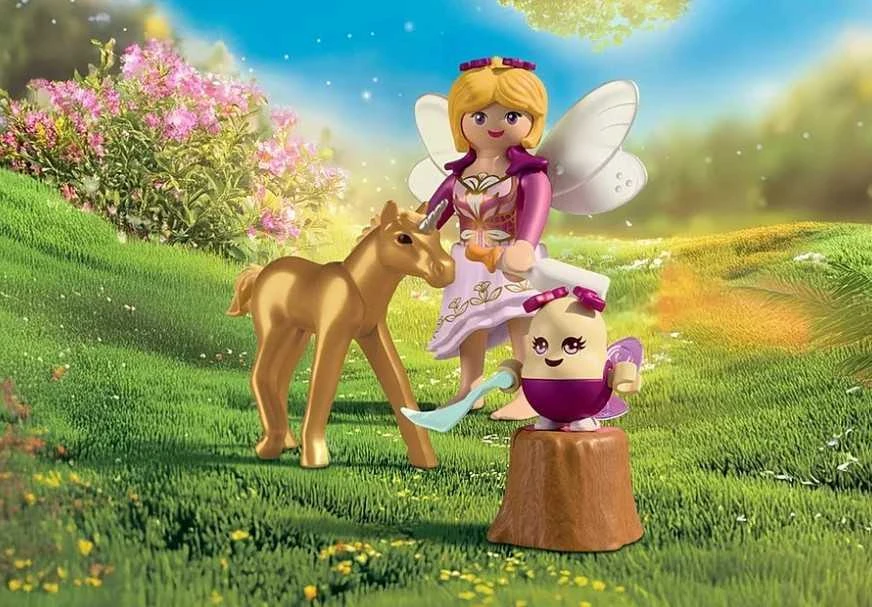 Konstruktorius Playmobil Fėja ir auksinis vienaragio kumeliukas (71844)