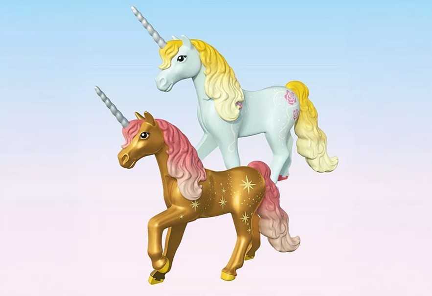 „Playmobil Princess Magic 71838“ jaukus fėjų namelis ir Auksinė vienaragis