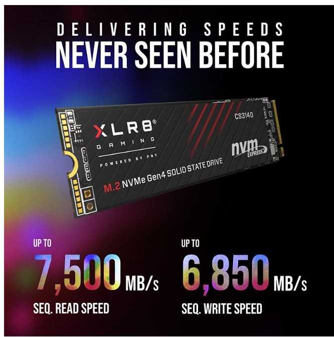 PNY SSD 4TB M.2 2280 CS3140 M280CS3140-4TB-RB