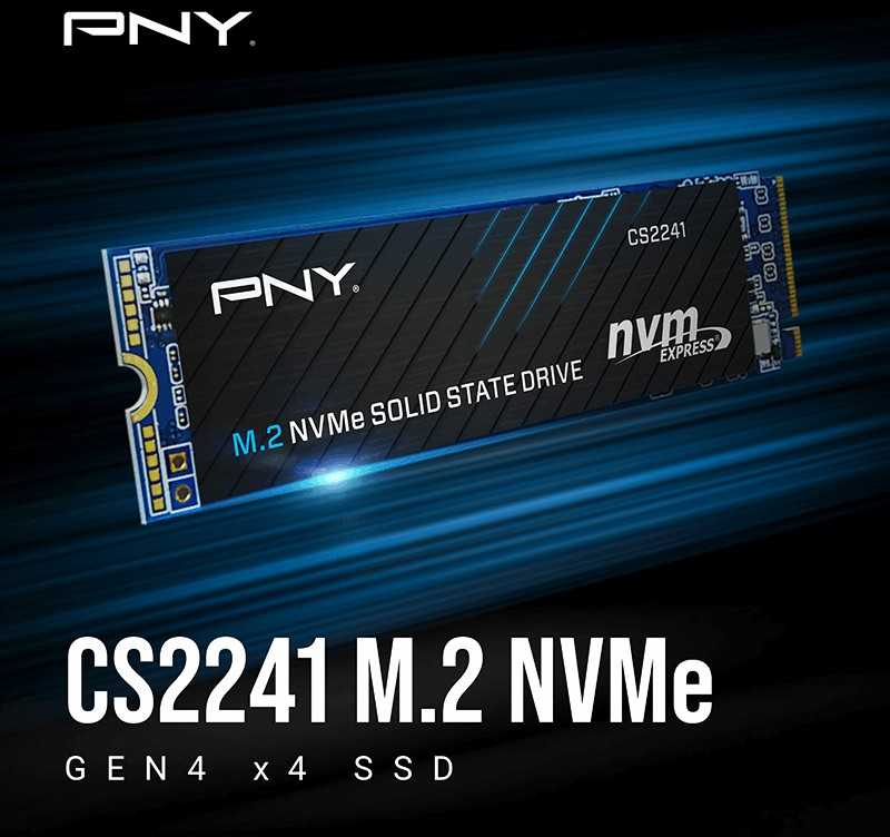 PNY Technologies CS2241 1TB M.2 NVME PCI Express 4.0 3D NAND