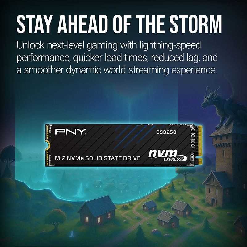 PNY Dysk ssd 1tb m.2 2280 pci5.0 m280cs3250-1tb-tb