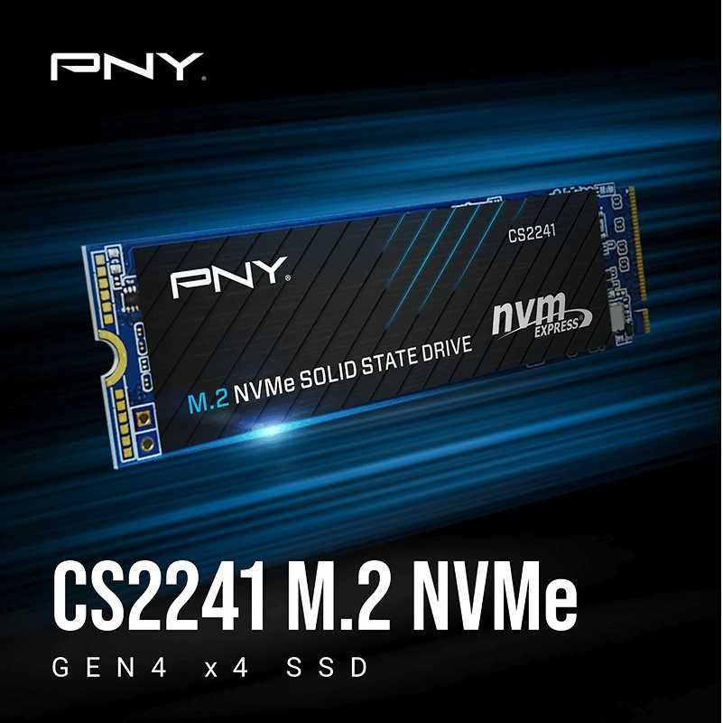 PNY SSD 500GB CS2241 M.2 GEN4 2280 - NVMEINTERNAL SOLID STATE DRIVE