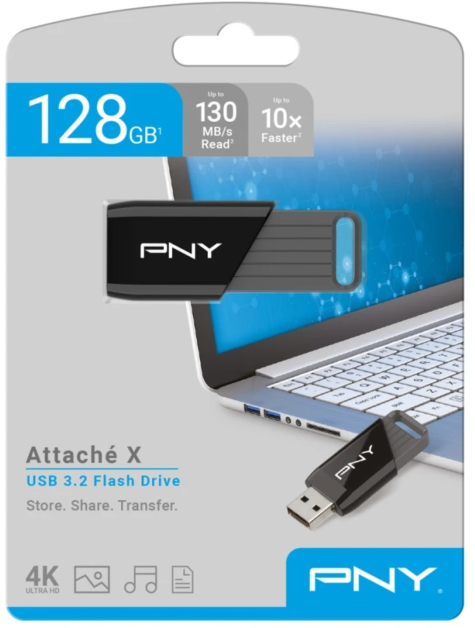 PNY 128 GB USB 3.2 atmintukas Attaché P-FD128ATTX-GE