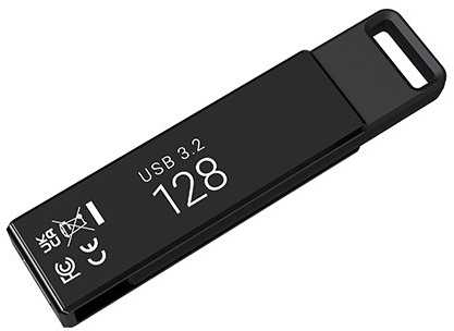PNY Elite X USB 3.2 Typ C 128GB USB atmintinė, mažmeninė prekyba