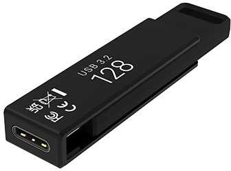 PNY Elite X USB 3.2 Typ C 128GB USB atmintinė, mažmeninė prekyba