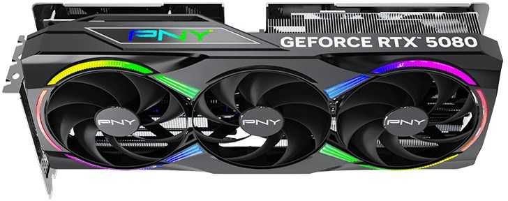 „Pny Technologies“ „GeForce RTX 5080 ARGB OC“ – 16 GB GDDR7 vaizdo plokštė