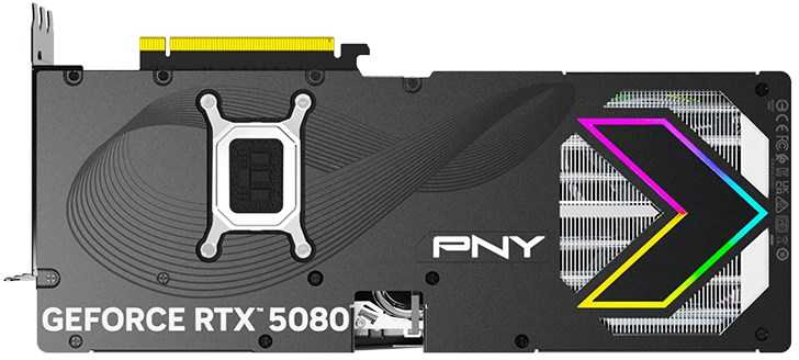 „Pny Technologies“ „GeForce RTX 5080 ARGB OC“ – 16 GB GDDR7 vaizdo plokštė