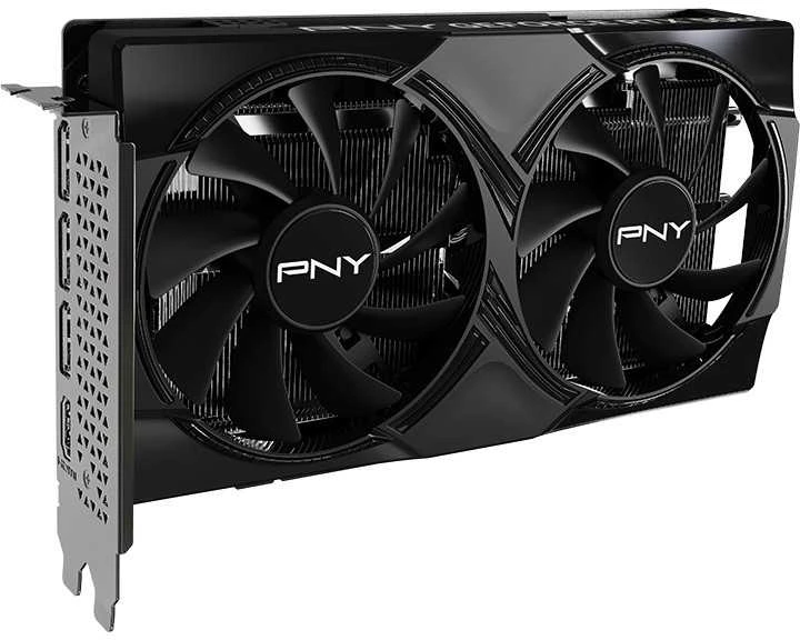 Vaizdo plokštė PNY GeForce RTX 5060 su dviem ventiliatoriais, 8 GB DLSS4