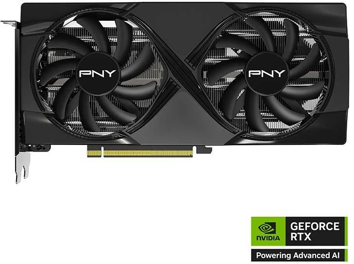 PNY GeForce RTX 5060 Ti dviejų ventiliatorių 16 GB GDDR7 DLSS4 vaizdo plokštė (VCG5060T16DFXPB1)