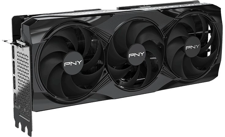 PNY Vaizdo plokštė geforce rtx5070 ti+ oc 16gb vcg5071t16tfxpb1-o
