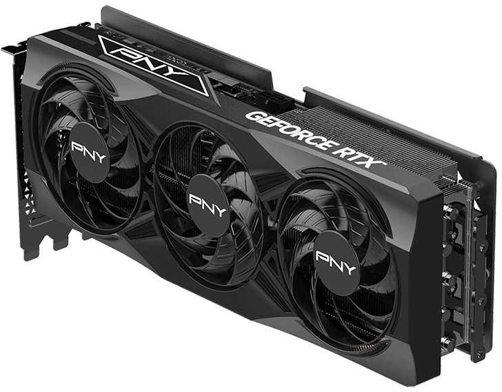 Vaizdo plokštė PNY GeForce RTX 5070 Ti su trimis ventiliatoriais, 16 GB, DLSS4