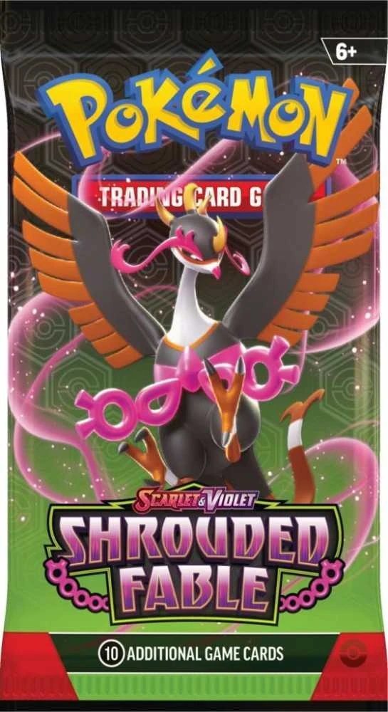 „Pokemon Pokemon TCG“ – „Scarlet & Violet 6.5 Shrouded Fable“ iliustracija – reta kolekcija „Kingambit“