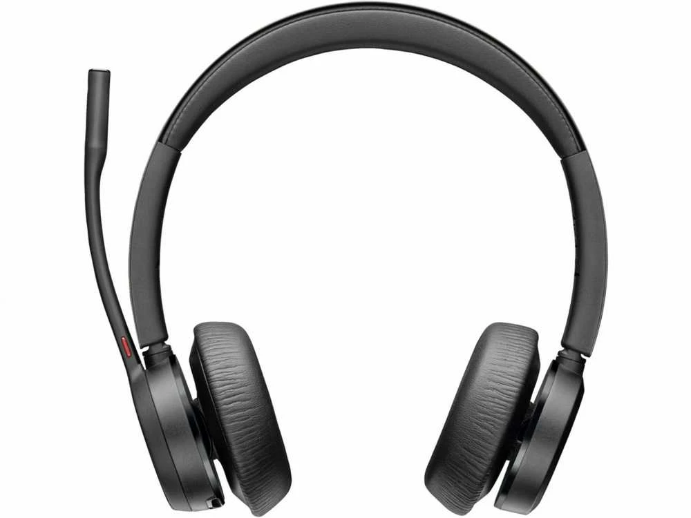 „Poly Voyager 4320“ USB-A ausinės + „BT700“ adapteris + įkrovimo stovas 77y99aa