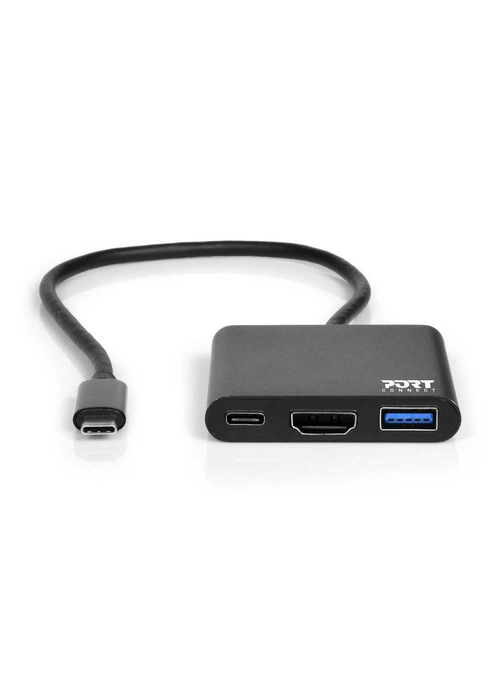 Port Designs USB-C adapteris su trimis jungtimis