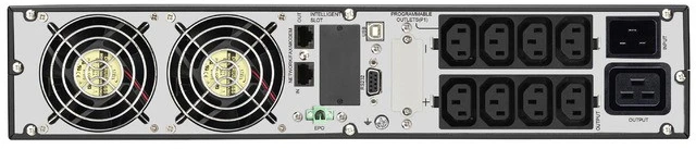 Power Walker Prisijungimas prie interneto 3000va pf1 usb/rs232, LCD, 8x iec išvestis, 19 colių stovas / bokštas