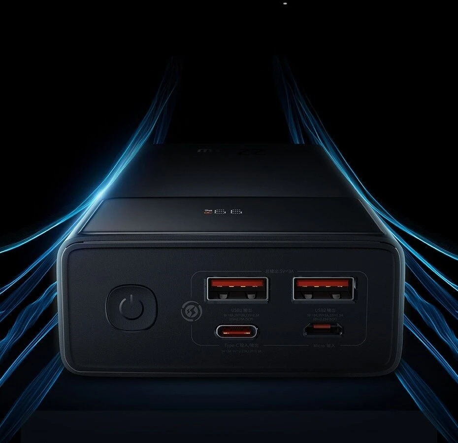 Baseus EnerFill 22.5W Powerbank 30000mAh Cosmic Juodas