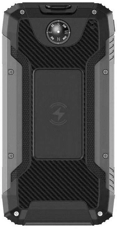 PowerNeed S20000Q mobiliųjų įrenginių įkroviklis Universalus Juodas Lightning, Solar, USB Belaidis įkrovimas Greitas įkrovimas Lauke