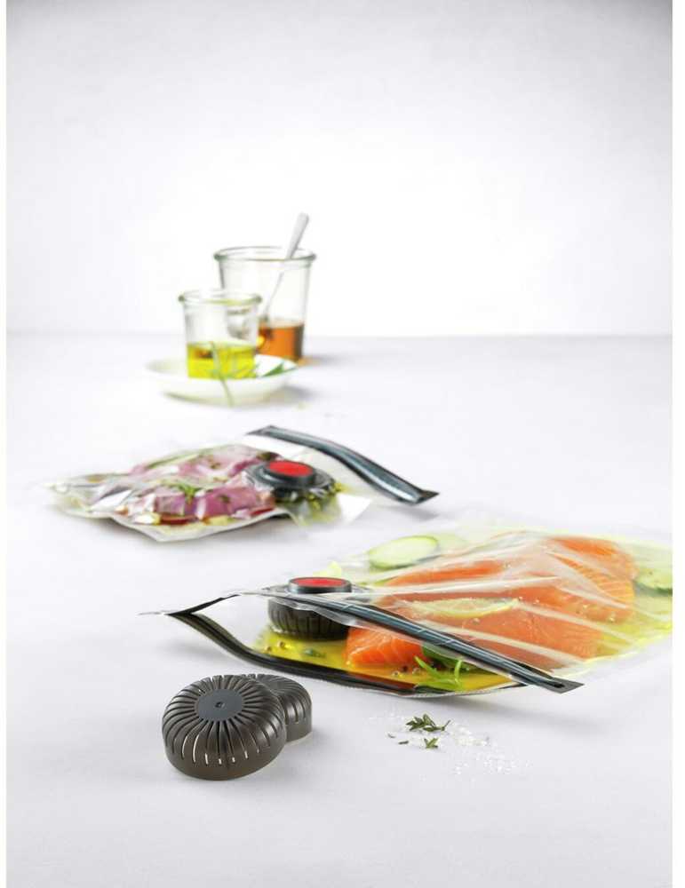Kit De Démarrage De Mise Sous Vide Fresh & Save, En Verre, Argent, 8