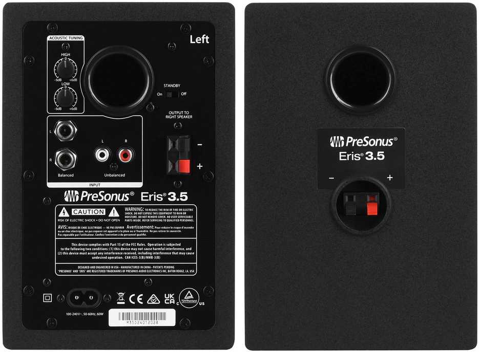 Kompiuterio kolonėlės Presonus eris 3.5 – aktyvių monitorių pora