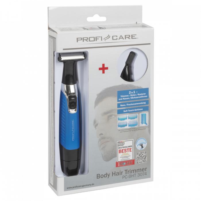 ProfiCare Body hair trimmer PC-BHT 3074 mėlynas/juodas