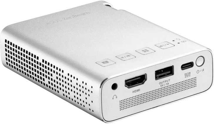 Projektorius e1r mobilusis maitinimo blokas/usb/wifi/hdmi/2w garsiakalbis/