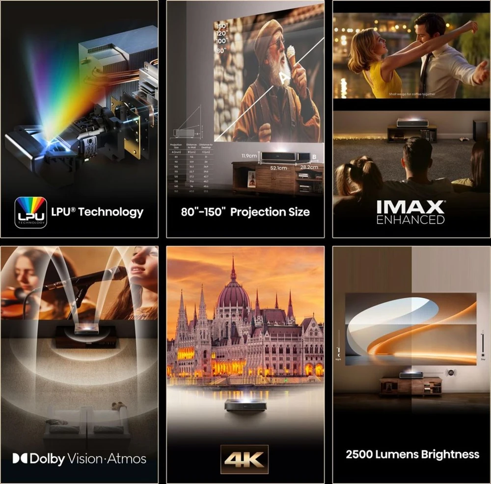 Projektorius hisense pt1 laser 4k