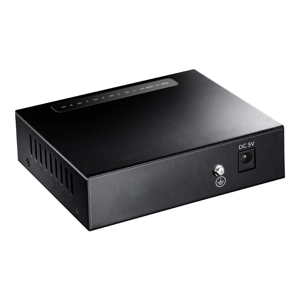 Šakotuvas Tinklo Įranga - Cudy GS105 10Gbps Jungiklis 5 Prievadai Metalinis Dizainas