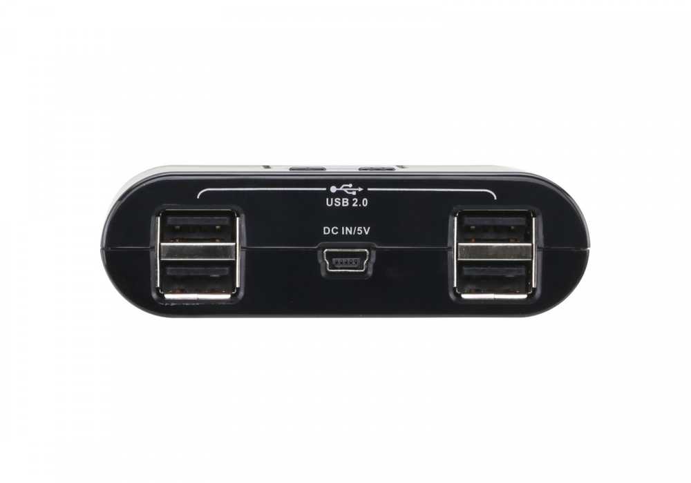 Aten 2 prievadų USB 2.0 periferinio bendrinimo įrenginys | Aten | USB 2.0 | 2 x 4 USB 2.0 periferinio bendrinimo jungiklis