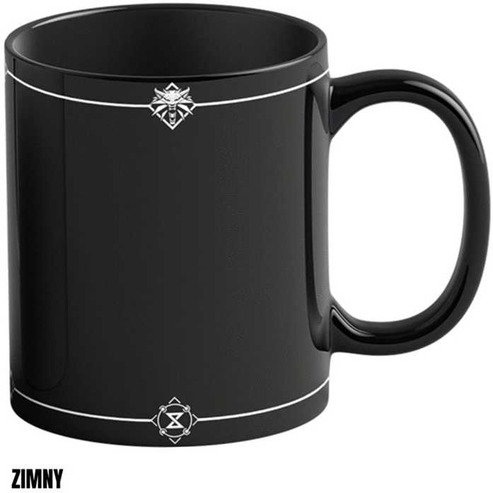 Cenega Mug Good Loot The Witcher 3 Art Heat Reveal - Geralt & Ciri 480 ml Juodas