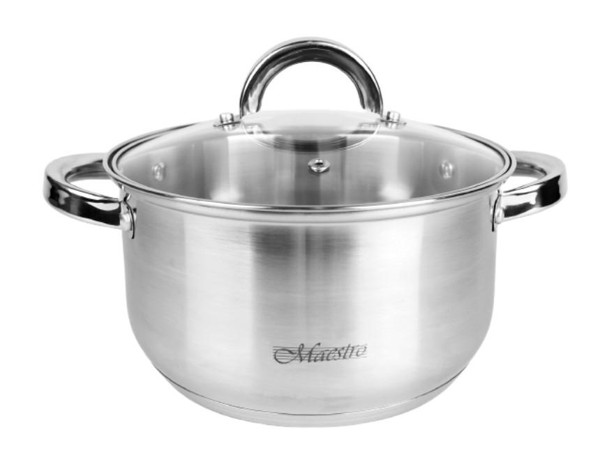 Puodų Rinkinys - Maestro MR-2120-6L Nerūdijančio Plieno 6 Dalių