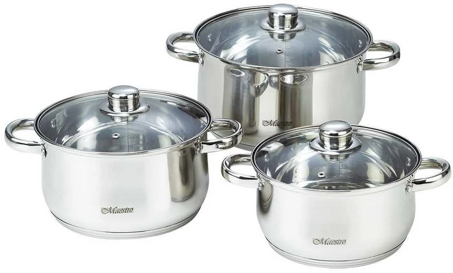 MAESTRO MR-2020-6M Puodų rinkinys 6 pieces