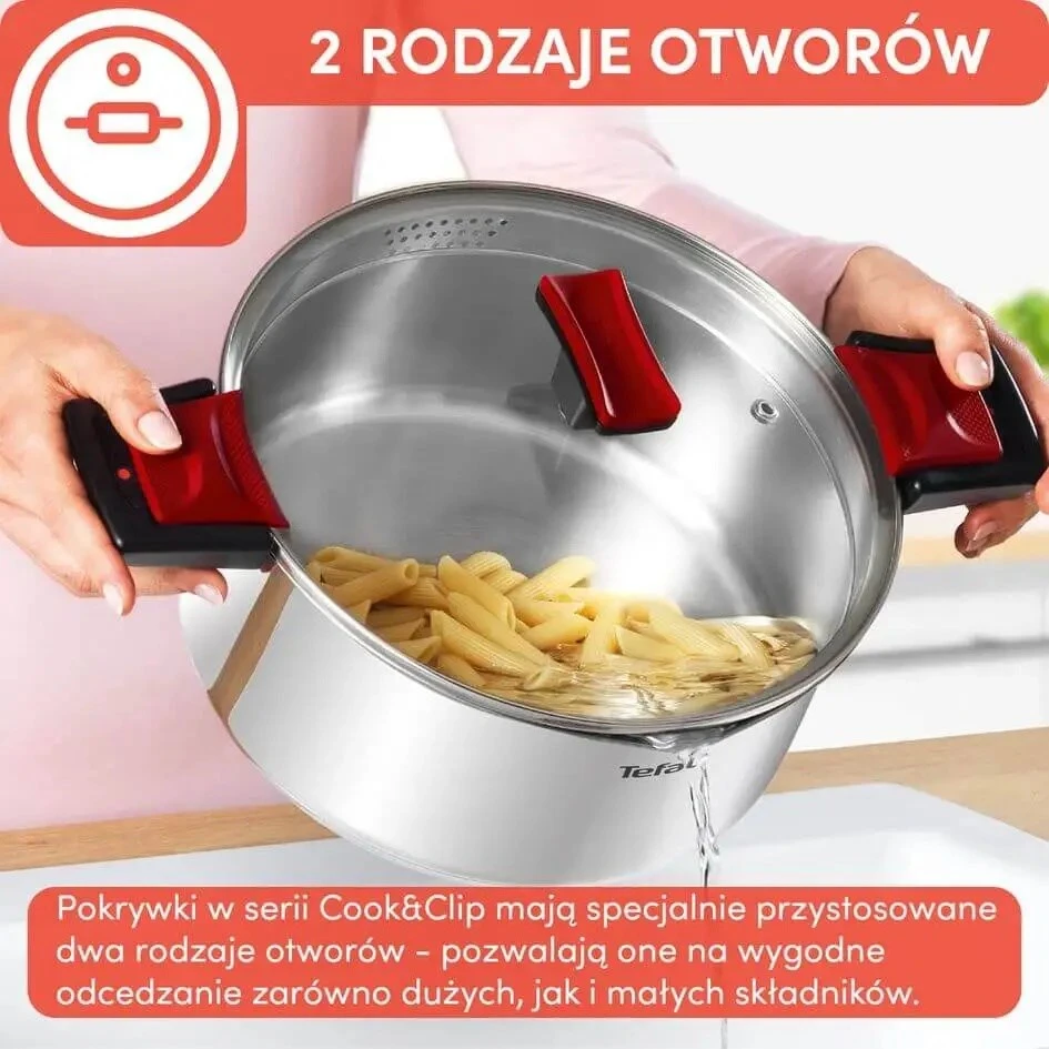 Puodų rinkinys TEFAL Cook & Clip 10 vnt. G723SA74