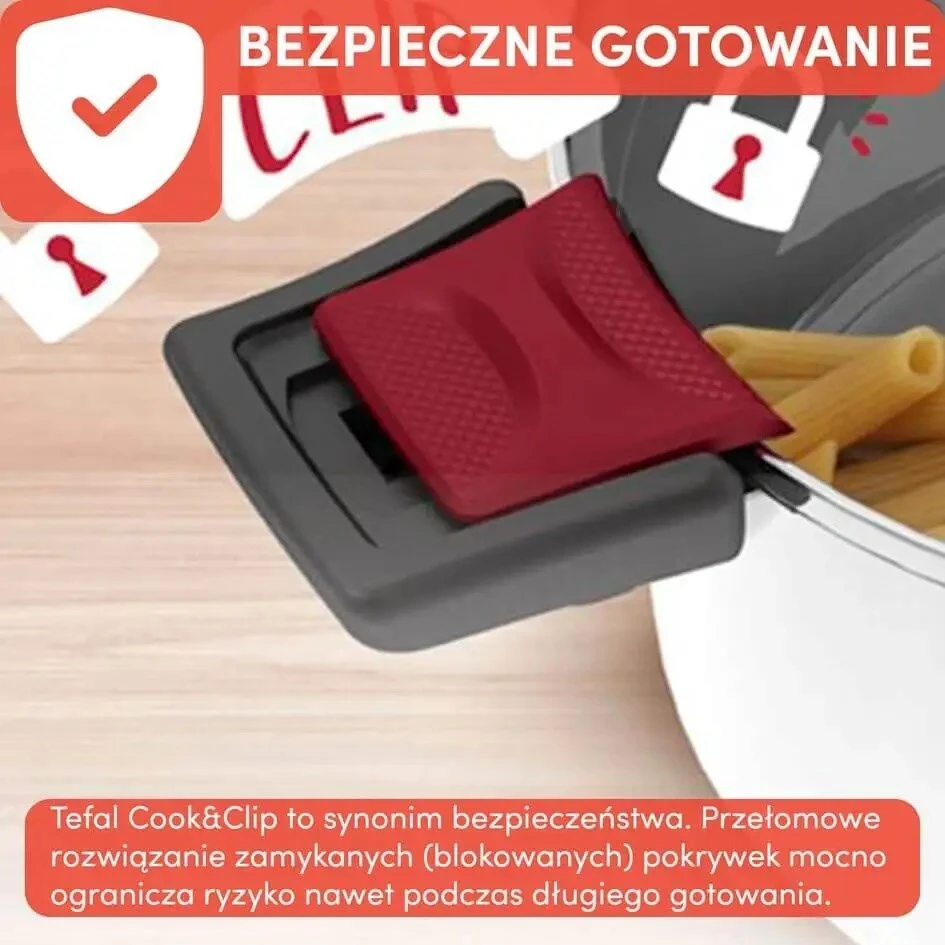 Puodų rinkinys TEFAL Cook & Clip 10 vnt. G723SA74
