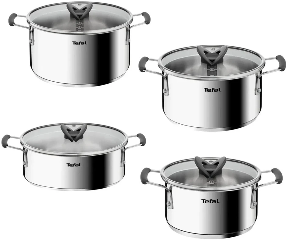 Puodų rinkinys TEFAL Opti Space 8 vnt. G7378S55