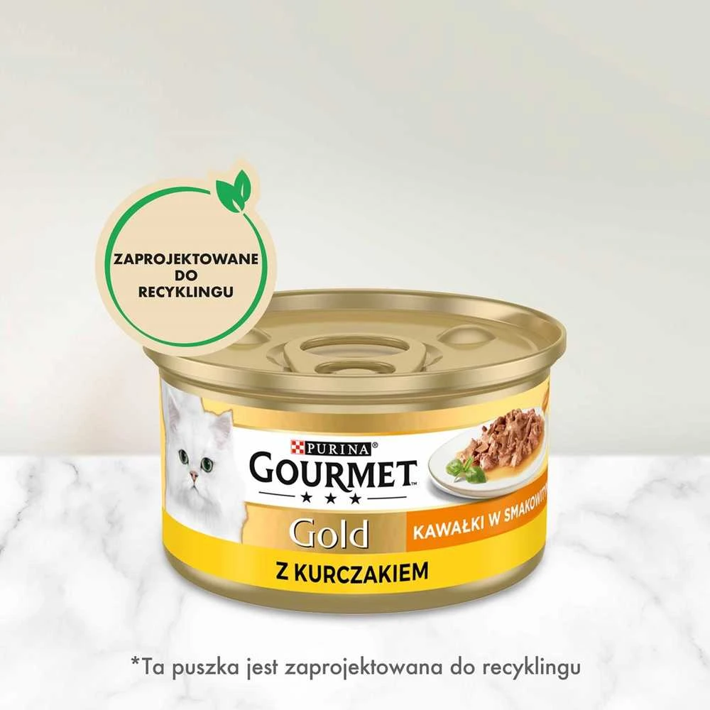 Purina Nestle Drėgnas Kačių Maistas - GOURMET GOLD Sauce Delights 85g