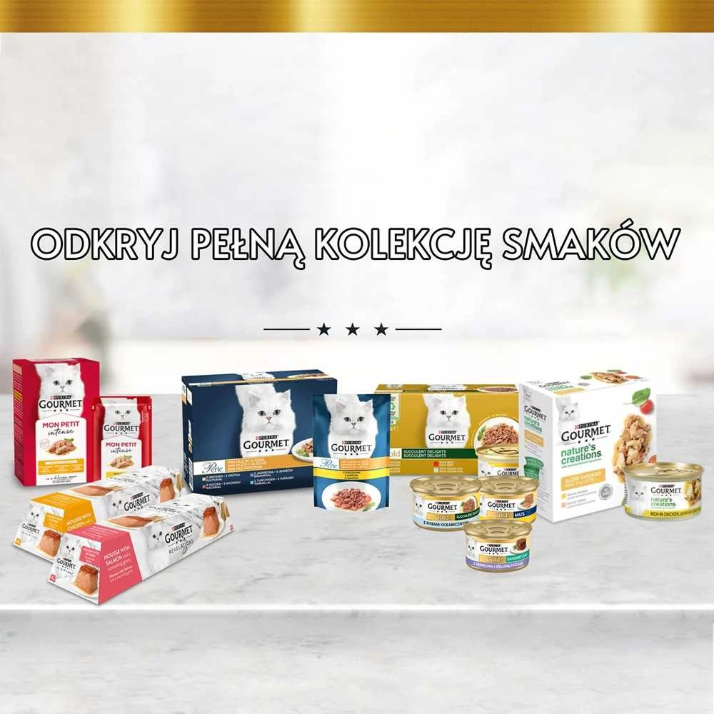 Purina Nestle Drėgnas Kačių Maistas - GOURMET GOLD Sauce Delights 85g