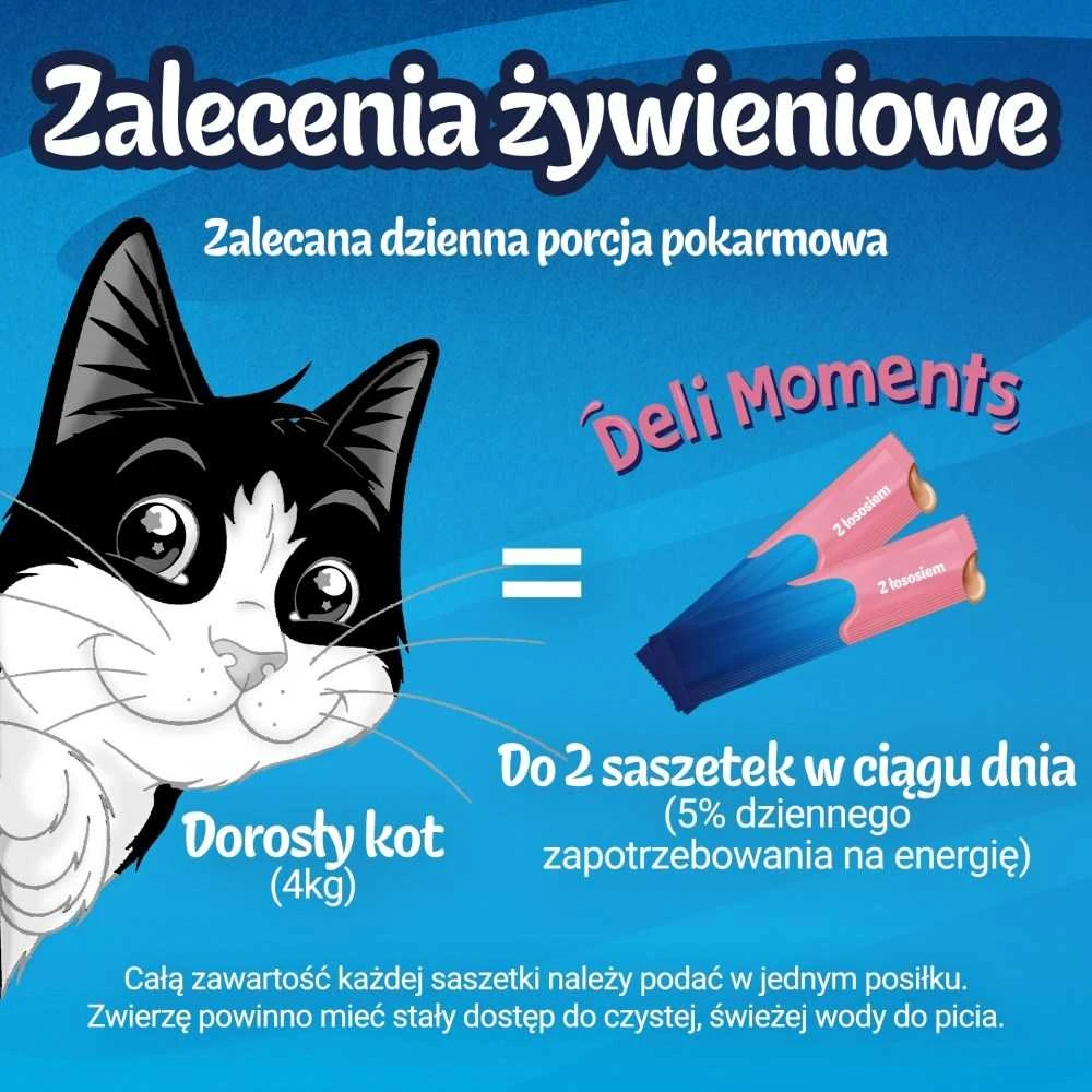 PURINA Felix Deli Moments lašiša - cat treats - 4x10g
