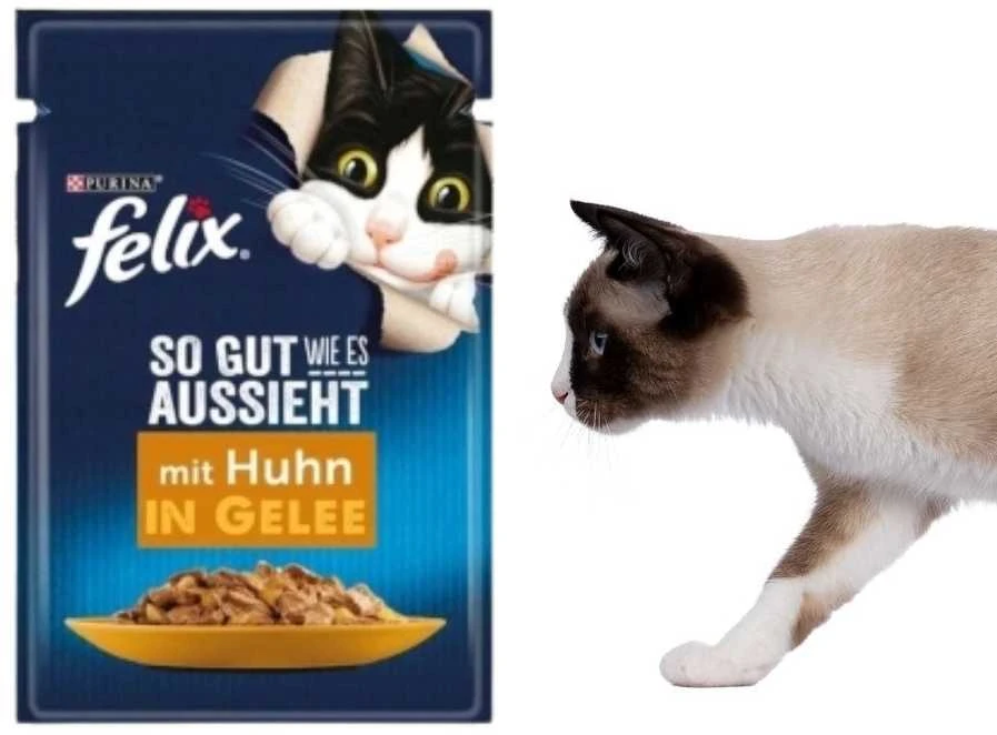 Purina Nestle Drėgnas Kačių Maistas - Purina Felix Mix 120x85g