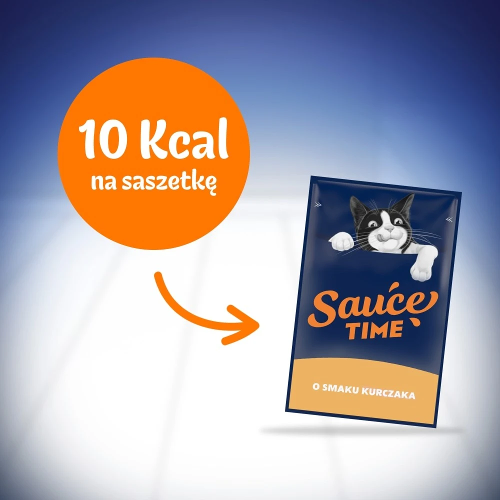 Purina Nestle Felix Sauce Time – šlapias kačių maistas – 6x40g