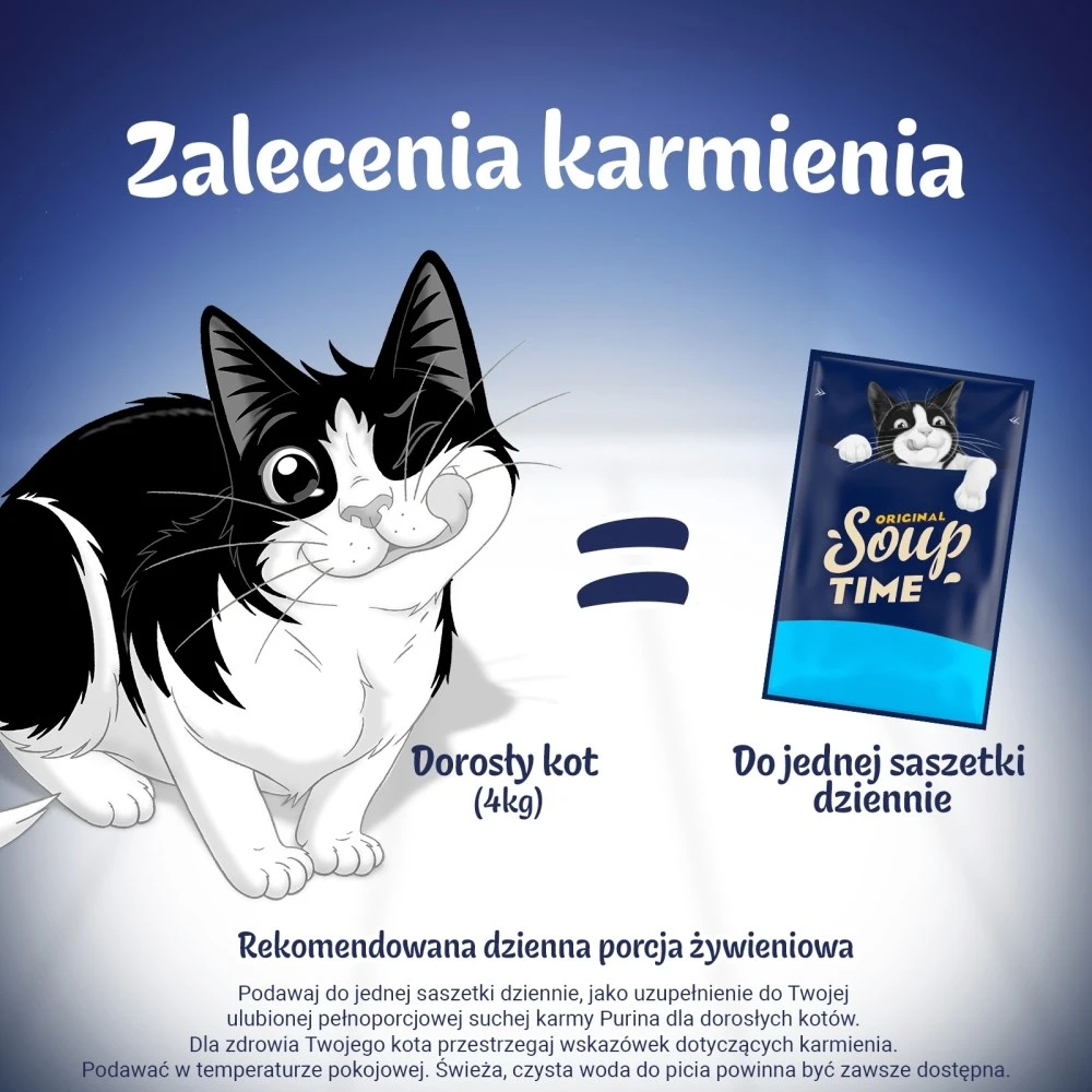 Purina Nestle Felix Original Soup Time Box žuvis – šlapias kačių maistas – 6x48g