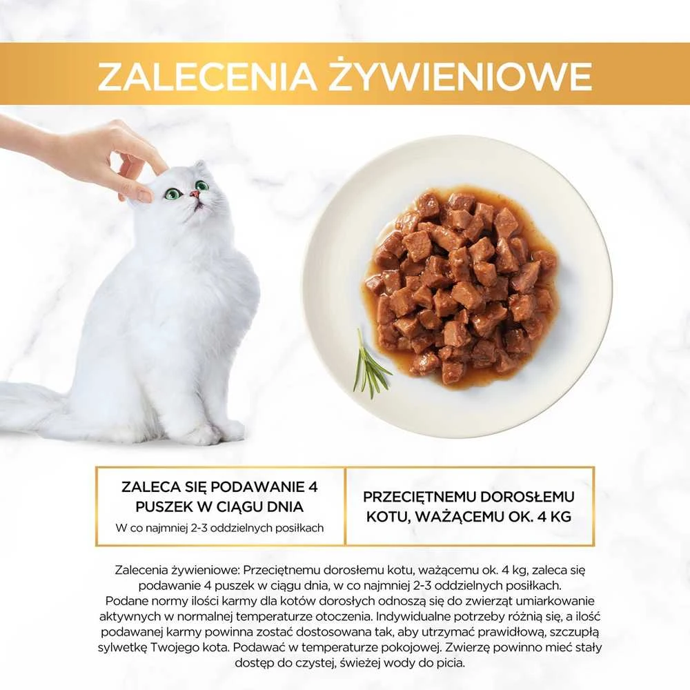 Purina Nestle PIECES PURINA GOURMET GOLD Gabaliukai padaže 4 skonių mišinys - šlapias kačių maistas - 96x85g