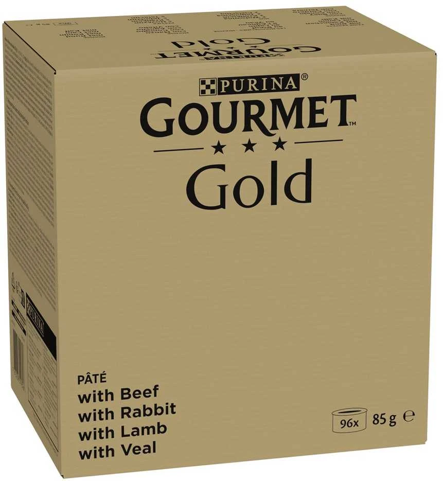 Purina Nestle PURINA GOURMET GOLD Mus Mix 4 Flavours - šlapias kačių maistas - 96x85g