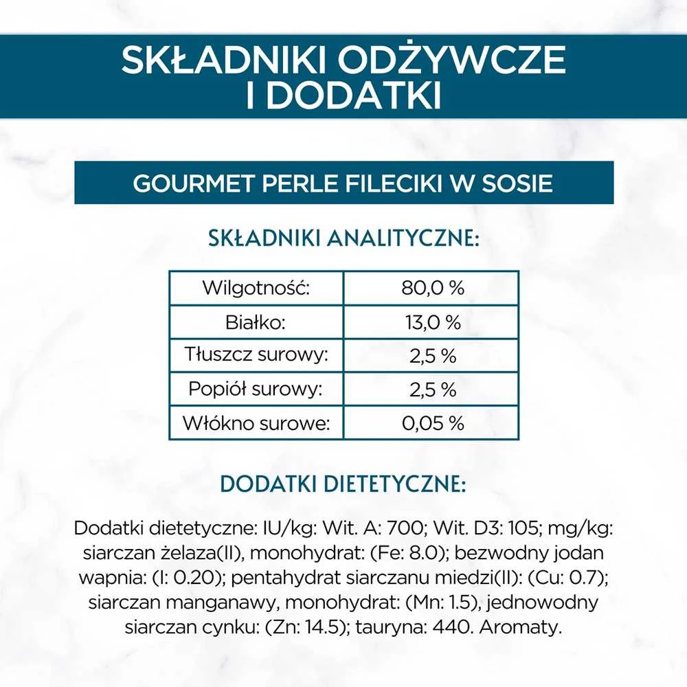 Nestle Purina Gourmet Perle Šlapias Maistas Katėms (60x85g) Jautiena, Vištiena, Triušiena, Lašiša