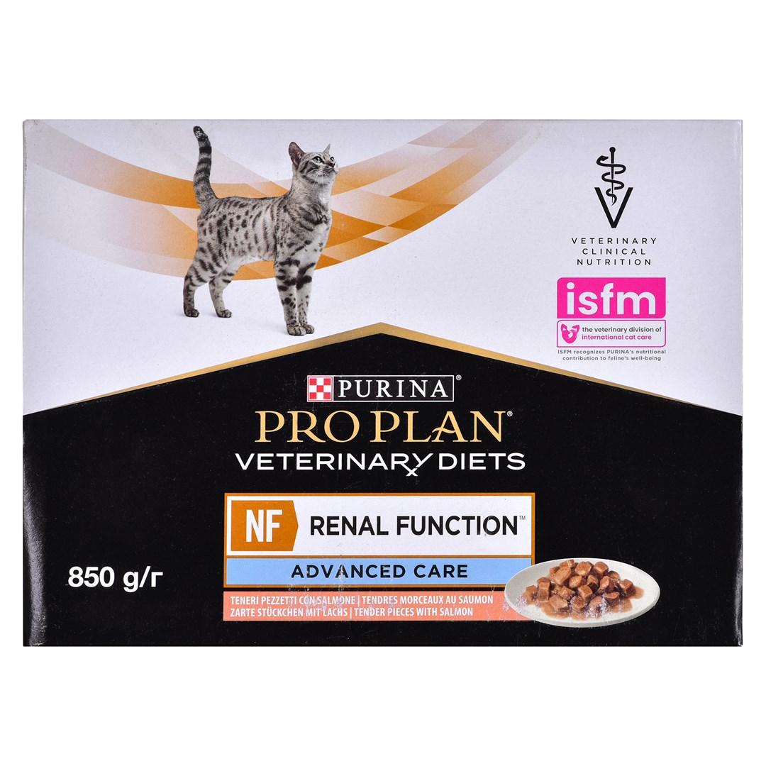 PURINA NF Renal Function Feline lašiša - wet cat food - 10x85g, žema ...