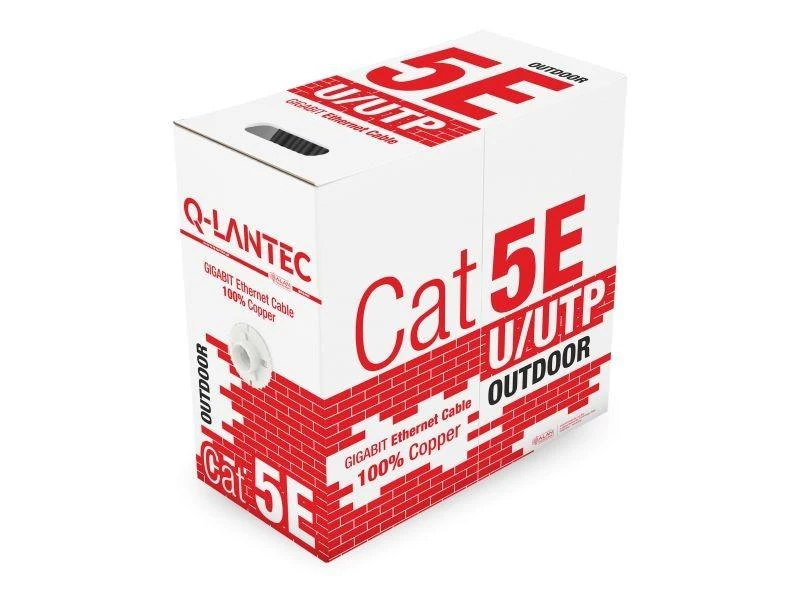 Tinklo Kabelis - Q-LANTEC KIU5OUTS305Q Cat5e 305 m Juodas