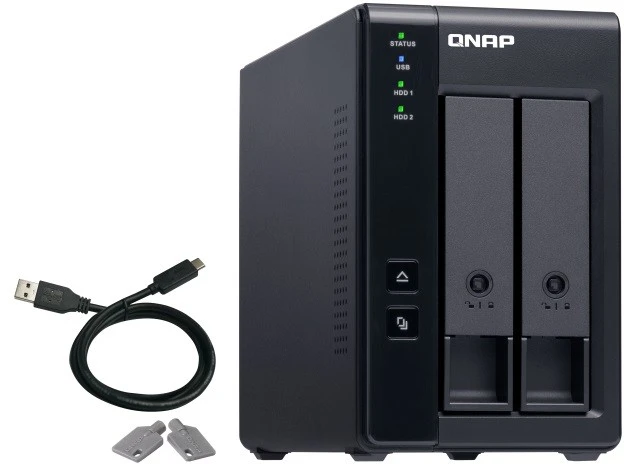 QNAP 2-jų skyrių plėtinio korpusas raid tr-002 su usb3.1 gen.2