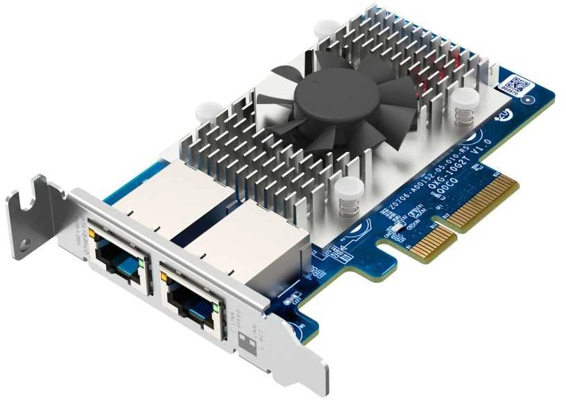 QNAP Karta jungiama į tinklą qxg-10g2t dual-port 10g base-t 10gb net. ex.card